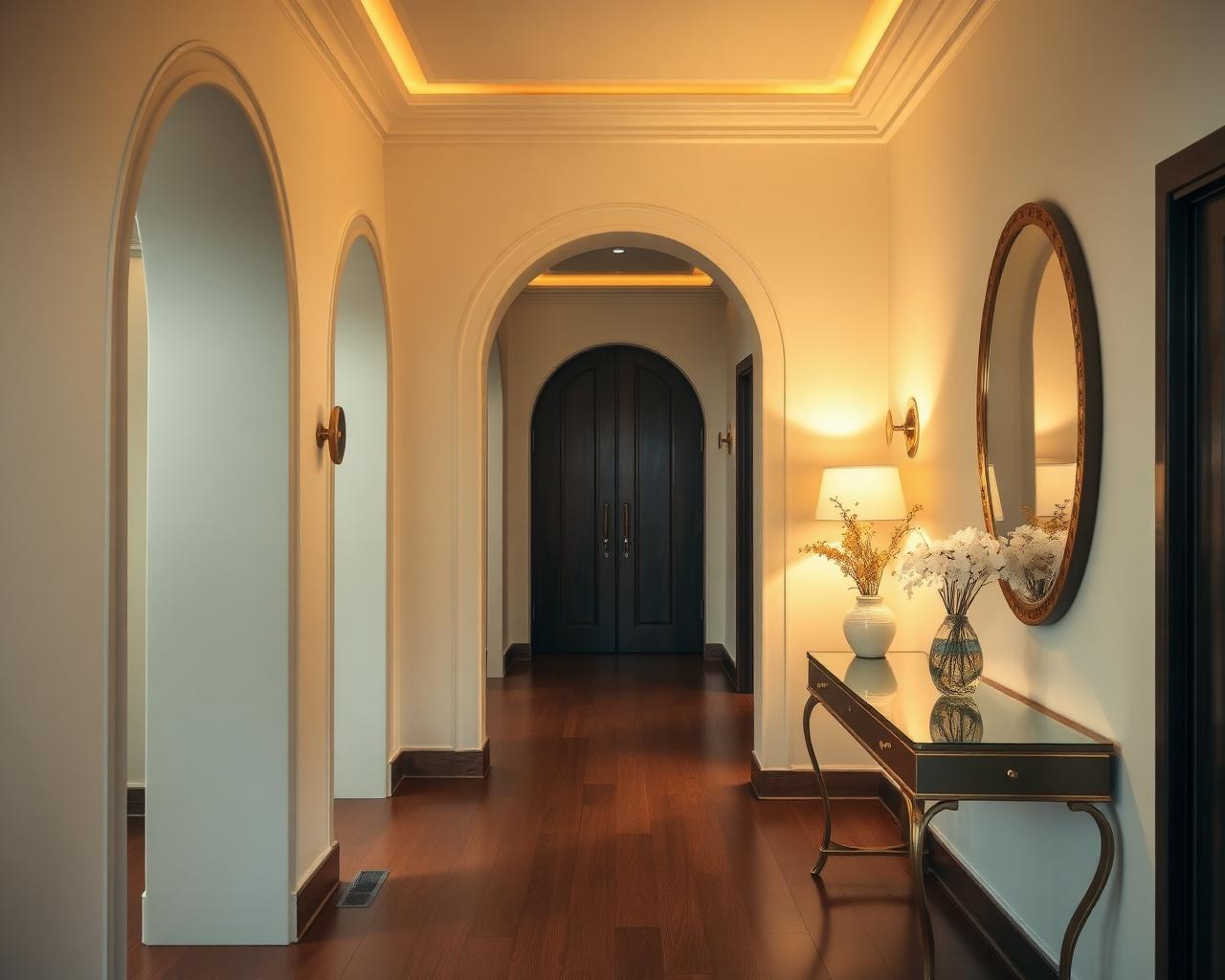 Spa hallway